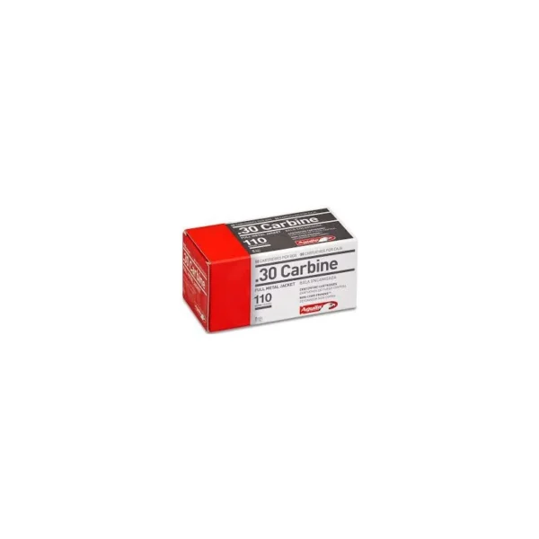 Aguila .30 Carbine 110gr FMJ x50 – Munitions pour carabine M1