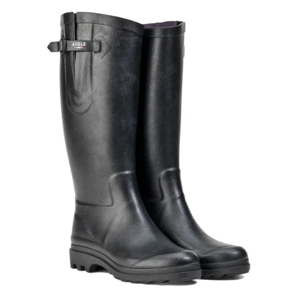 Aigle – Bottes de pluie Femme boyfriend Aiglentine 2 Noir