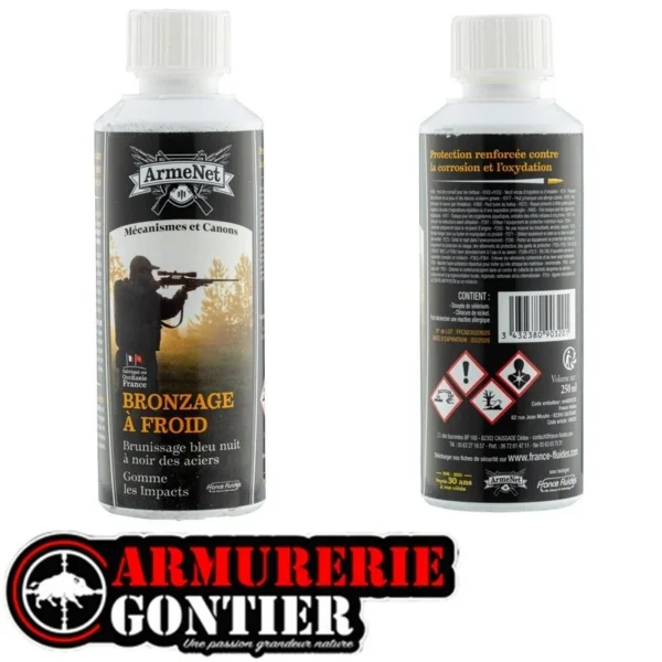 Armenet Bronzage à froid 250ML sur www.armureriegontier.fr