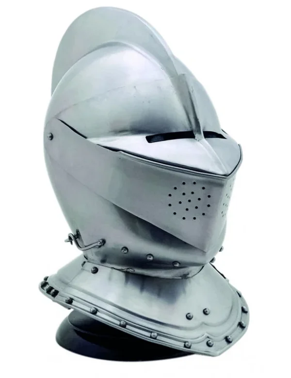 Armet Anglais XVIᵉ siècle – Visière nervurée