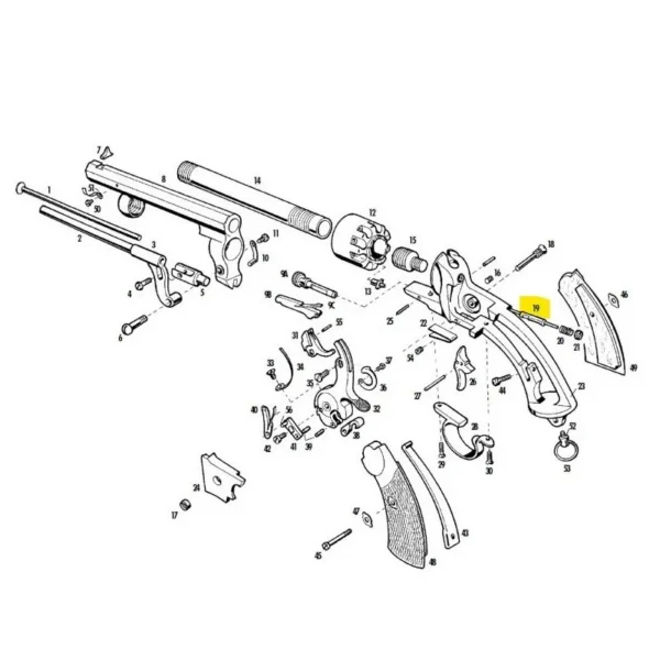 ARRETOIR DE BARILLET LE MAT PIETTA REF 3030 | WesternGuns