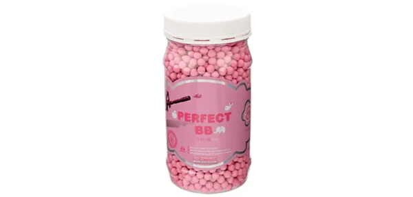 Billes Airsoft 6mm 0.20g en pot de 2400 billes rose