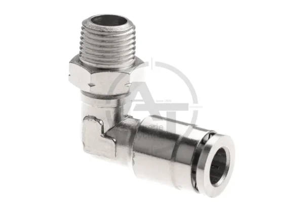 HPA 6mm Hose Coupling 90 Degree – Outer 1/8 NPT