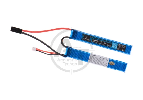 Lipo 7.4V 2000mAh 25C Twin Type (Nimrod) Lipo 7.4V 2000mAh 25C Twin Type (Nimro