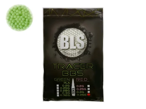 BILLES 0.25G TRACANTES PLASTIQUES VERTES EN SACHET DE 1KG