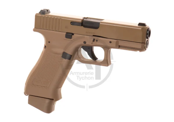 Glock 19X Metal Version Co2 Tan