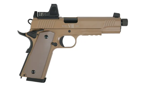 PISTOLET CO2 BLOW BACK RUDIS MAGNA VII TAN SECUTOR ARMS