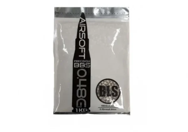 BILLES 0.48G PRECISION PLASTIQUES EN SACHET DE 1KG