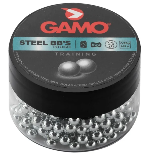 Boite de 500 billes acier BB’s cal. 4.5 mm