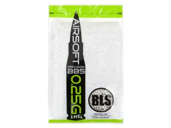 BILLES 0.25G PRECISION PLASTIQUES EN SACHET DE 1KGBILLES 0.25G PRECISION PLASTIQ