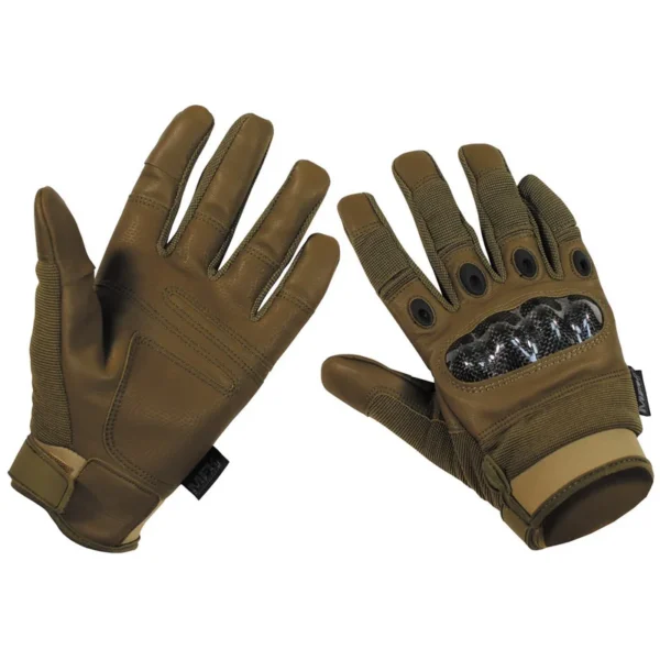 Gants tactiques, bronzage coyote “Mission”