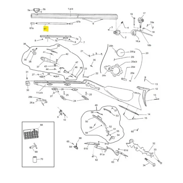 BAGUETTE CHARGEMENT PEDERSOLI TRYON REF 0800002227 | WesternGuns