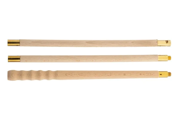 Baguette de nettoyage en bois pour canons (3 pièces)