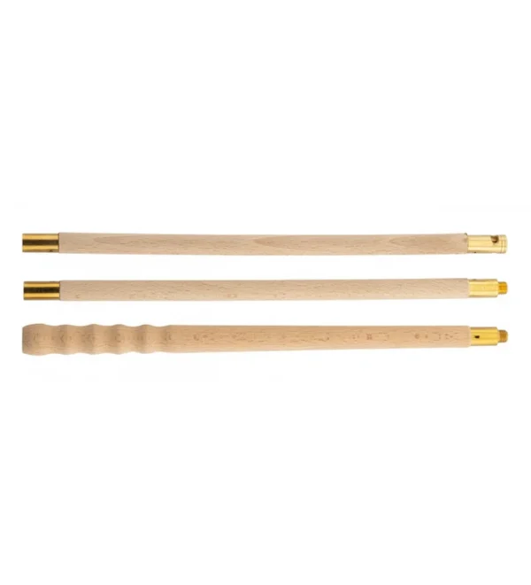 Baguette de nettoyage en bois pour canons (3 pièces) – Tout-Chasse.fr