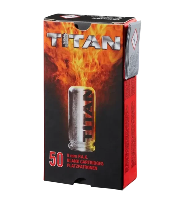 Balle à blanc Perfecta Titan – Cal. 9 mm PAK x50