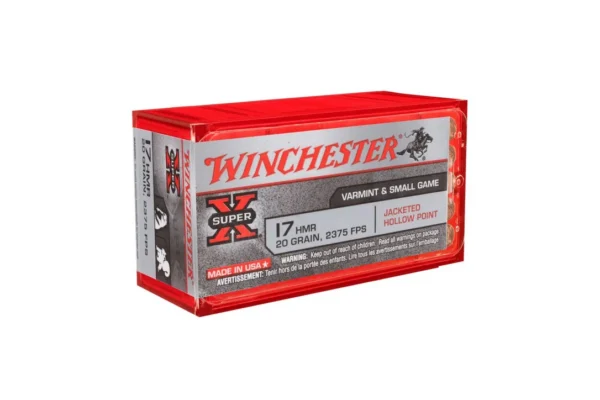 BALLES 17 HMR SUPER-X 20GR JHP X50