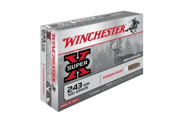 BALLES 243WIN SUPER X PP 100GR X20
