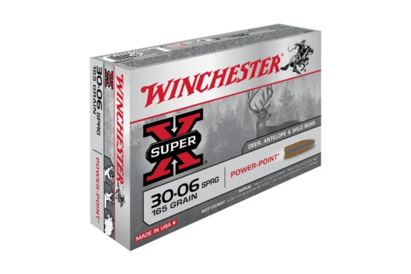 BALLES 30-06SPR SUPER X POWER POINT 165GR X20