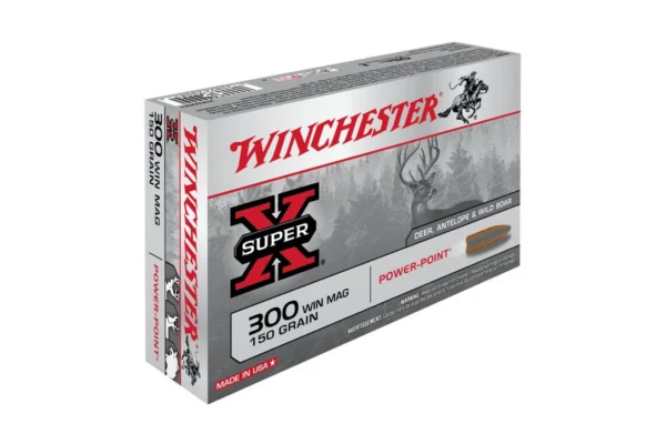 BALLES 300WM SUPER X POWER POINT 150GR X20