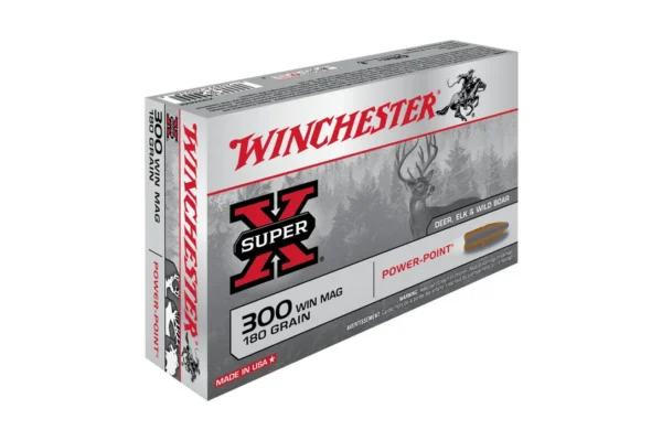 BALLES 300WM SUPER X POWER POINT 180GR X20