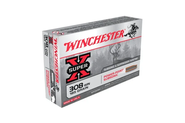 BALLES 308WIN SUBSONIC H.P 185GR X20