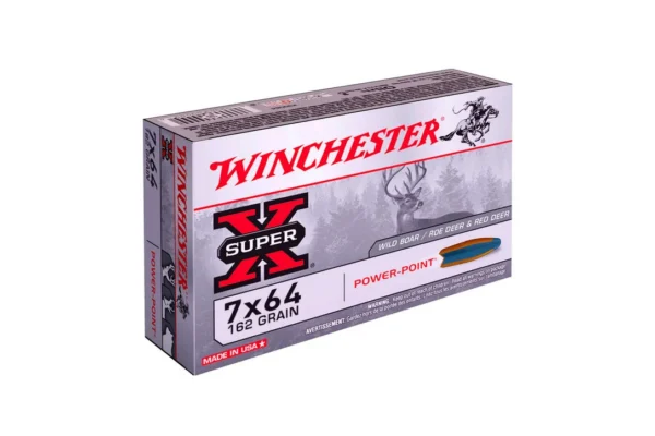 BALLES 7X64 SUPER X POWER POINT 162GR X20