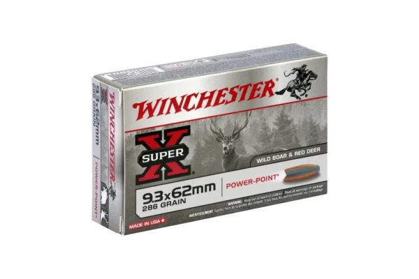BALLES 9.3X62 SUPER X POWER POINT 286GR X20