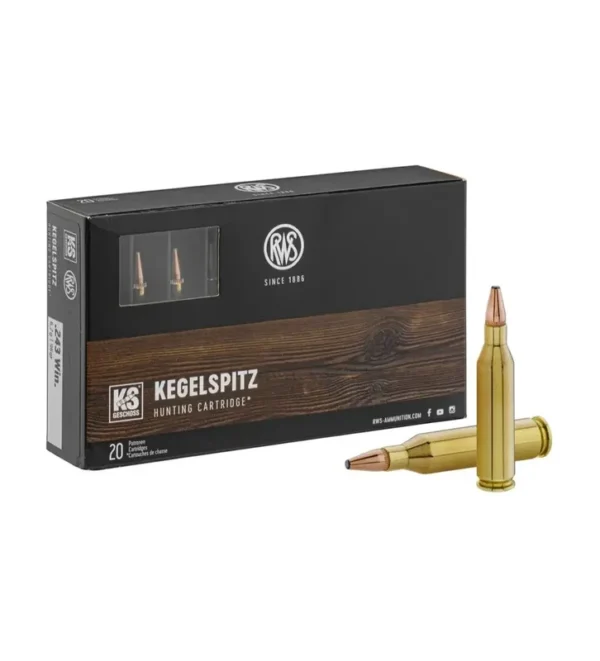 Balles de chasse RWS Cal. 243 WIN type KS – Tout-Chasse.fr