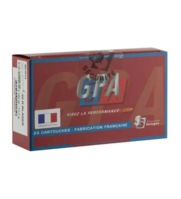 Balles de chasse Sologne GPA 30R Blaser – Tout-Chasse.fr