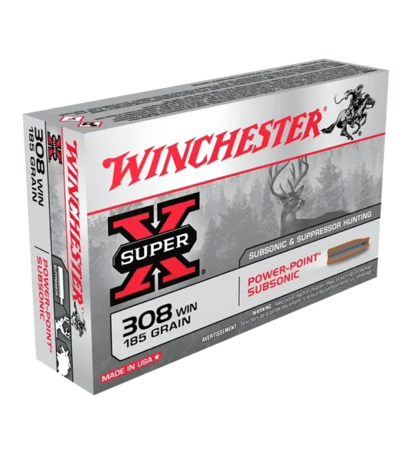 Balles de chasse Winchester calibre .308 Win Subsonique – Tout-Chasse.fr
