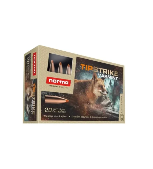 Balles Norma Tipstrike Varmint 222 Rem. 55gr – Tout-Chasse.fr