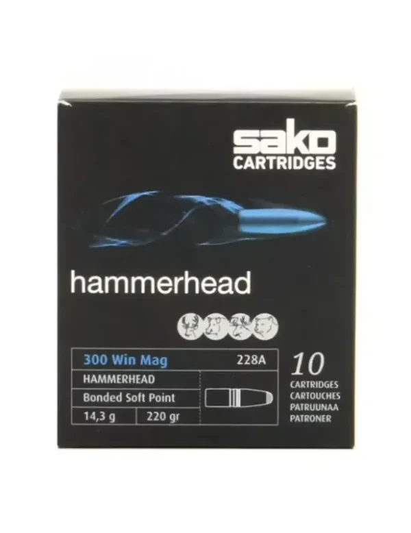 Balles Sako Hammerhead cal.300 Win Mag x10