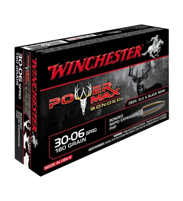 Balles Winchester Power Max Bonded 180 Gr – Cal. 30-06 SPR – Tout-Chasse.fr
