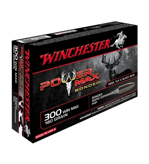 Balles Winchester Power Max Bonded 180 Gr – Cal. 300 WM – Tout-Chasse.fr