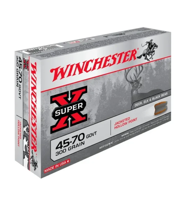 Balles Winchester Super-X Jhp 300 Gr – Cal. 45-70 GVT – Tout-Chasse.fr