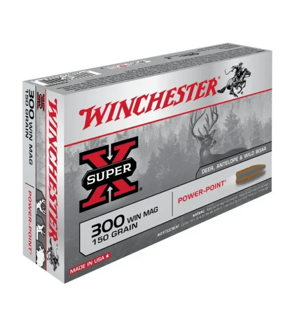 Balles Winchester Super X Power Point 150 Gr – Cal. 300 WM – Tout-Chasse.fr