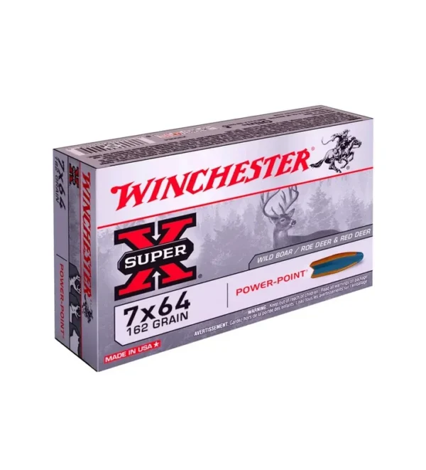 Balles Winchester Super X Power Point 162 Gr – Cal. 7×64 – Tout-Chasse.fr