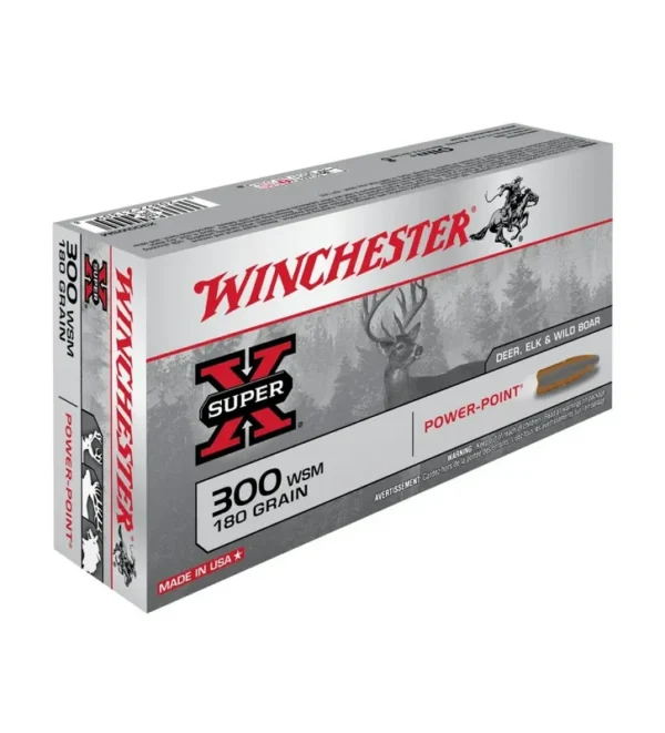 Balles Winchester Super X Power Point 180 Gr – Cal. 300 WSM – Tout-Chasse.fr