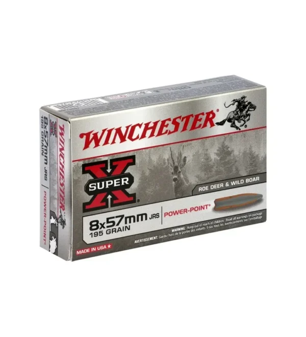 Balles Winchester Super X Power Point 195 Gr – Cal. 8×57 JRS – Tout-Chasse.fr