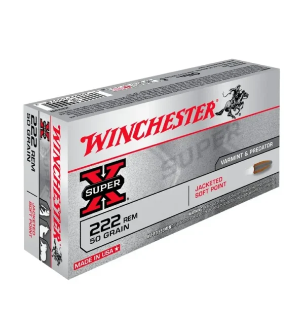 Balles Winchester Super X PSP 50 Gr – Cal. 222 Rem – Tout-Chasse.fr