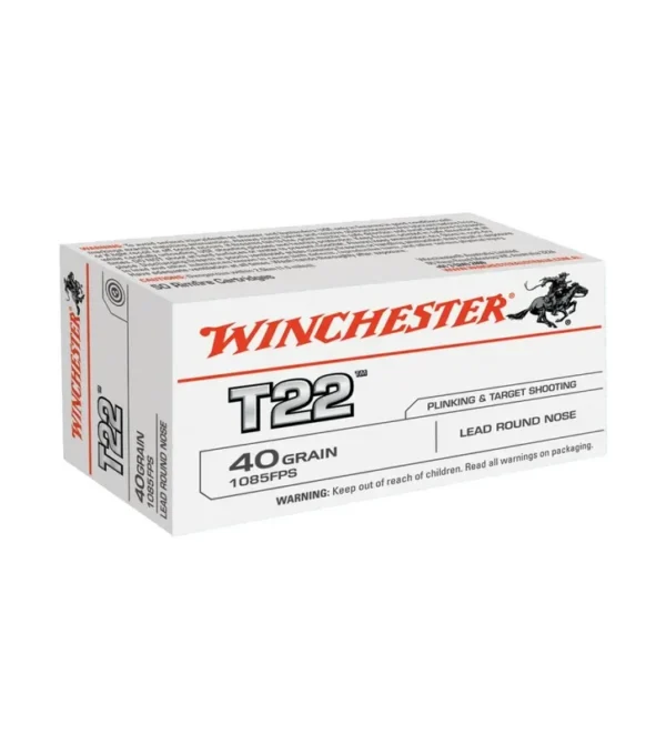 Balles Winchester T22 40 Gr – Cal. 22 LR x50 – Tout-Chasse.fr