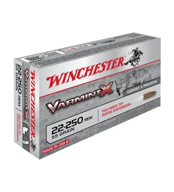 Balles Winchester Varmint X 55 Gr – Cal. 22-250 – Tout-Chasse.fr