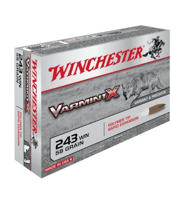 Balles Winchester Varmint X 58 Gr – Cal. 243 Win – Tout-Chasse.fr