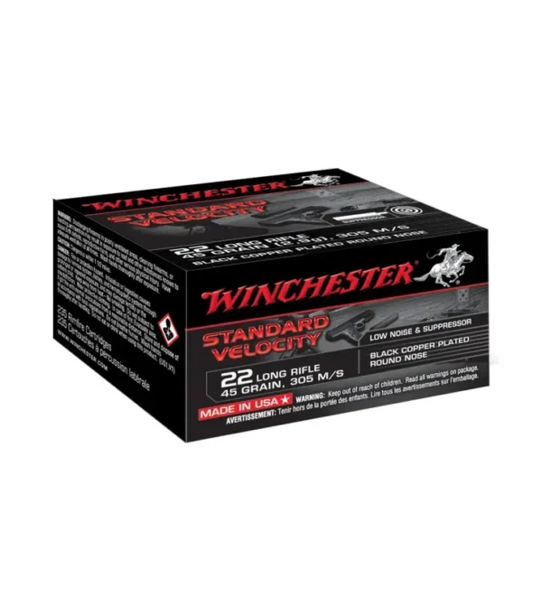 Balles Winchester Velocity Black 45 Gr – Cal. 22 LR x235 – Tout-Chasse.fr