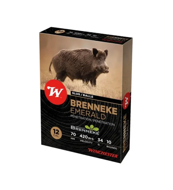 Balles Winchester Winchester Brenneke Emeraude Slug – Cal. 12 – Tout-Chasse.fr