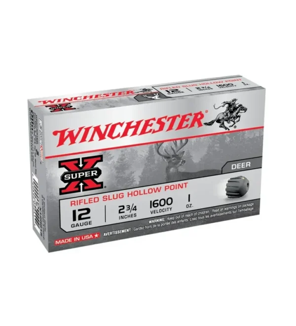 Balles Winchester Winchester Slug Super X Rifled HP 28 gr – Cal. 12 – Tout-Chasse.fr
