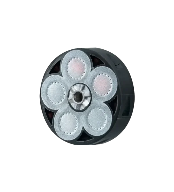 Barillet d’urgence pour pistolet de défense P2P HDR68 – 2 billes caoutchouc – 3 billes poivre