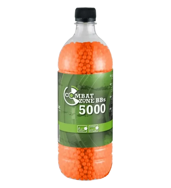 Billes pour arme BB Combat Zone – Orange – 6 mm x5000