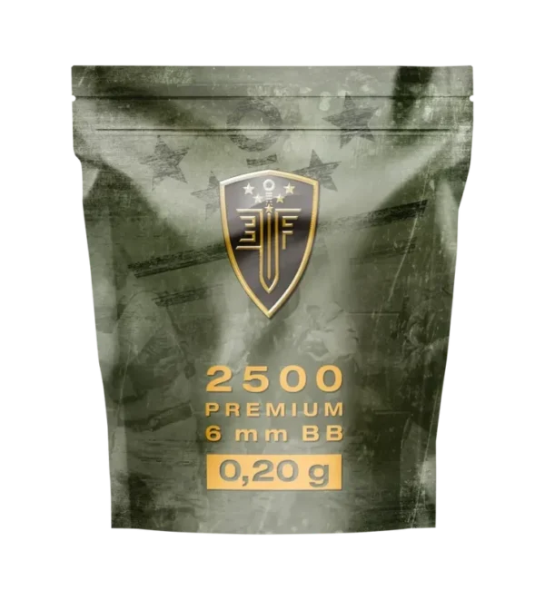 Billes pour arme BB Elite Force – Blanche – 6 mm 0,2g x2500