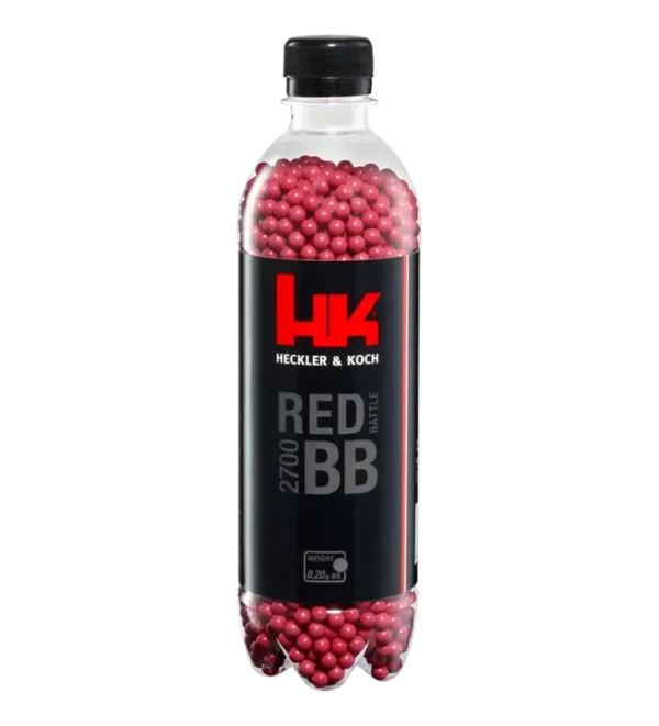 Billes pour arme BB HK – Rouge – 6 mm 0,2g x2700